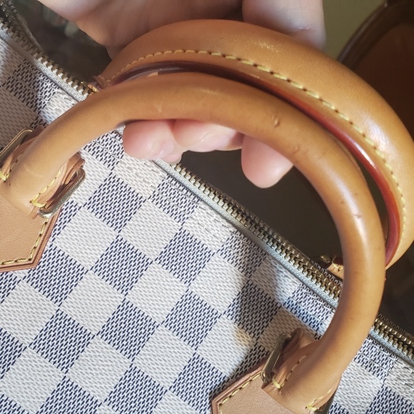 SOLD!! Louise Vuitton Speedy 30 Azur - Picture 5 of 8